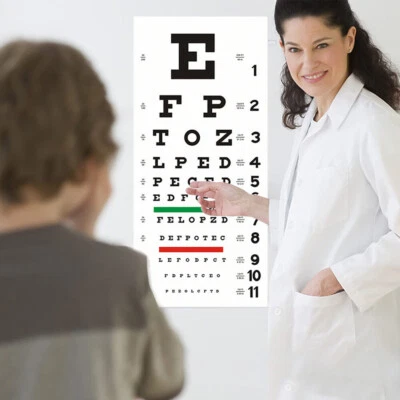 Snellen Eye Chart, Eye Charts 20 Feet Low Vision Eye Test Charts for Eye Exams - Image 1 of 4