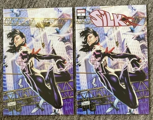 SILK #1 2021 JAY ANACLETO TRADE AND VIRGIN VARIANT SET NM - Bild 1 von 10