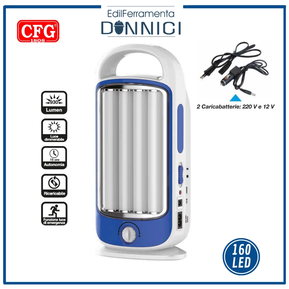 4095 CFG Lampada emergenza Andromeda 4 Ricari