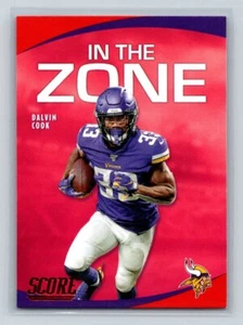 2020 Score In the Zone Red #IZ-DC Dalvin Cook Minnesota Vikings - Picture 1 of 2