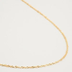 Singapur Kette Halskette in 14K Gold, 16,14 Zoll | Massivgold - Bild 1 von 4