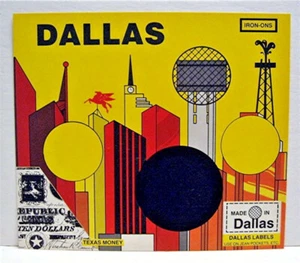 Insegna Giocattolo Distributore Automatico Gumball Etichette Vintage Made In Dallas Vecchio Negozio Stock - Foto 1 di 1
