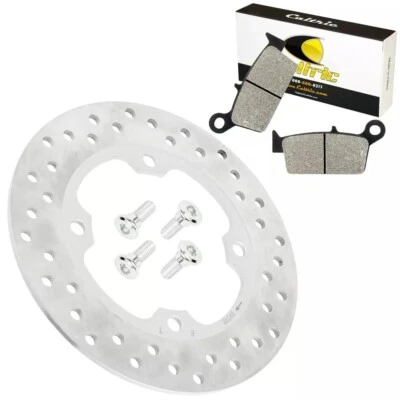 Rotor de disco de freno trasero con pastilla de freno y pernos de disco para Honda XR650L 1993-2020 Foto 1 de 4