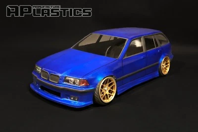 RC Body Car Drift 1:10 BMW 3 E 36 Touring Wagon E36 style APlastics New Shell - Image 1 of 4
