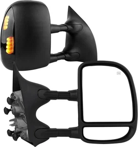 Specchietti retrovisori da traino compatibili con Ford F250 F350 F450 F550 Super Duty 1999-2007, 20... - Foto 1 di 12