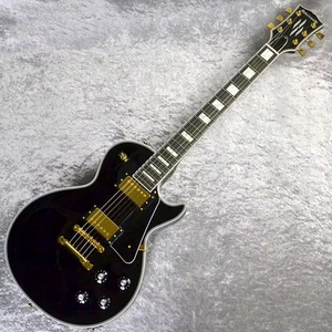 EDWARDS / E-LP-CTM Black Les Paul Custom Type Electric Guitar - Picture 1 of 10