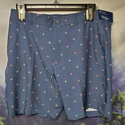 NUEVO Pantalones Cortos de Golf Chinos Walter Hagen Para Hombres Talla 32 Performance Pureflex Vela P11 Foto 1 de 4