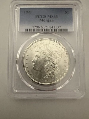 $1 dólar de la paz 1921 Foto 1 de 2