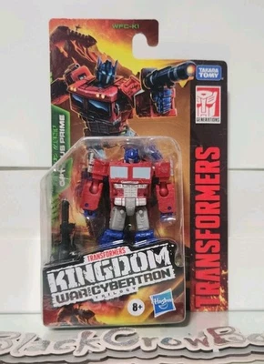 TRANSFORMERS KINGDOM WFC AUTOBOT LEADER HERO OPTIMUS PRIME CORE CLASS NEW *MIC* - Image 1 of 4