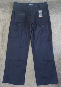 Biloxxi Workwear Trousers W38 L30 Navy Blue Action Trousers 388392 - Picture 1 of 16