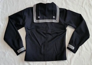 Vintage Neu NOS US Matrose Wolle Blau Kleid Uniform Hemd Pullover 36R Crackerjack - Bild 1 von 6