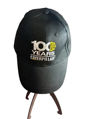 Бейсболка с вышивкой Caterpillar 100-летний юбилей ограниченный выпуск черная - Изображение 1 из 4