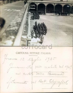 FIRENZE CITTA'-GENIO TELEGRAFISTI GIURAMENTO RECLUTE 1925-FOTOGRAFICA-D3-105 - Picture 1 of 1