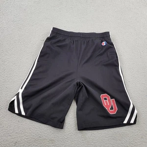 Oklahoma Sooners Y2K Shorts Mens Medium OU Oklahoma Black Performance Embroidery - Picture 1 of 10