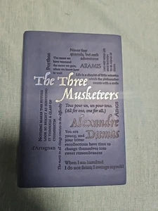 THE THREE MUSKETEERS Alexandre Dumas Flexi Bound Faux Leather Classics Book Ju - Picture 1 of 6