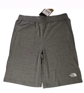 The North Face Boys Tri-blend Heather Gray Pull On Comfort Shorts Sz XL Sports - Picture 1 of 11