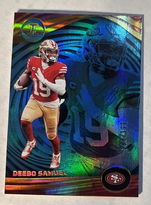 2023 Panini Illusions Deebo Samuel Light Blue Trophy Collection /199 #90 49ers - Image 1 of 2