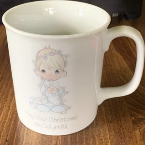 Taza/taza de té Precious Moments vintage “Que tu Navidad sea encantadora” 1985 - Imagen 1 de 7