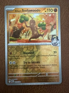Ethan's Sudowoodo 093/182 Pokémon TCG Sv10: Destined Rivals (Reverse Holo) - Picture 1 of 1