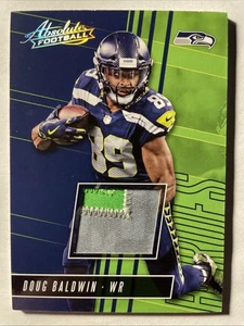 Patch 2 colori Absolute DOUG BALDWIN 2018 03/25 Seattle Seahawks - Foto 1 di 2