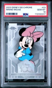 PSA 10 Minnie Mouse Topps Chrome Disney100 23 - Bild 1 von 2