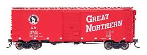 InterMountain HO 46002 Great Northern Vermillion Red 12 Panel 40 Ft. Boxcar