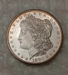 USA Morgan Silber Dollar ~ 1880-S. *MS. TONED. - Bild 1 von 6
