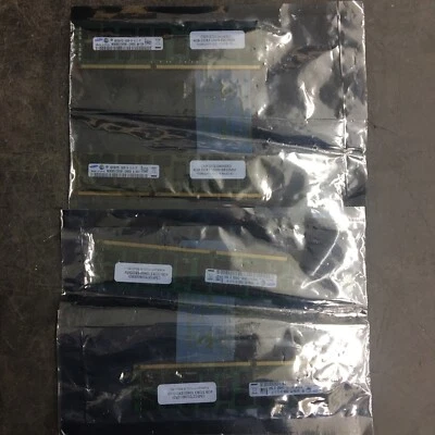 LOT of 4 Samsung 16GB (4x4GB) PC3-10600R (M393B5170FH0-CH9Q5) Server Memory - Image 1 of 2