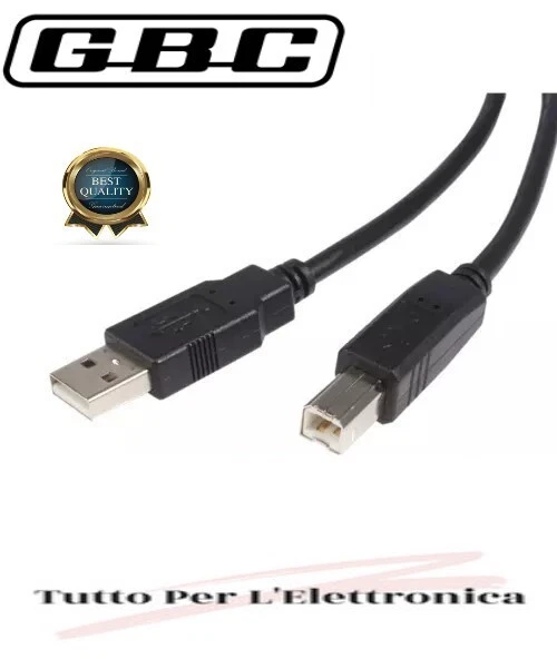 CAVO USB 2.0 PER STAMPANTE 2MT GBC - Immagine 1 di 1