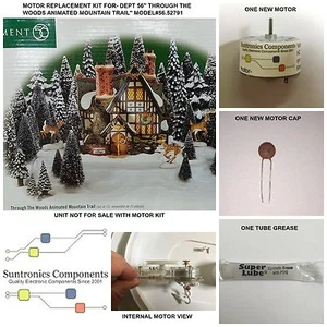Dept 56 -Through The Woods Mountain Trail Model#56.52791 Replacement Motor Kit - Picture 1 of 2