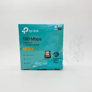 TP-Link TL-WN725N N150 150Mbps Wireless Nano USB 2.0 WiFi Network Adapter Dongle - Picture 1 of 2