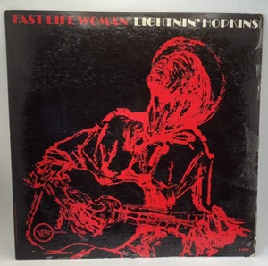 Lightnin' Hopkins Fast Life Woman 1962 Record Blues Mono Verve V 8453 - Picture 1 of 8