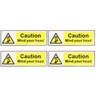 4 Stck „Watch Your “-Schilder, Warnschilder, Vorsichtsaufkleber „Watch