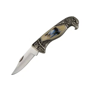 Taschenmesser Adlerkopf mit hellem Griff - Picture 1 of 1