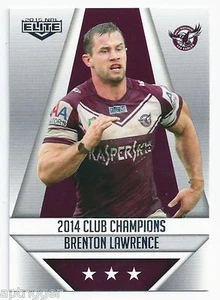 2015 NRL Elite Club Champions (CC11/32) Brenton LAWRENCE Sea Eagles - Picture 1 of 1