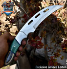 CSFIF Custom Forged Hunting Skinner Knife ATS-34 Steel Mixed Material Decoration