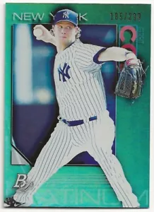 2020 Bowman Platinum Teal Garrit Cole /299 #99 - Picture 1 of 2