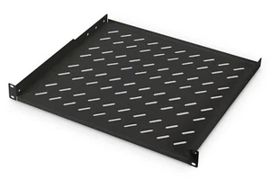 Fachboden für Netzwerkschrank 400mm Tief - 19" (483mm) - 1 HE - schwarz - Afbeelding 1 van 1