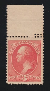 US 214 3c Washington Mint VF+ OG NH SCV $180 - Picture 1 of 2