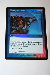 MTG Invasion Magic The Gathering Manipulate Fate NM Eng Unplayed FOIL - Picture 1 of 2