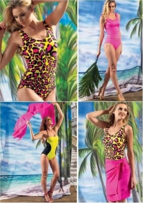 McCalls M6759 Swimsuit Tankini Beach Coverup Sewing Pattern 6759 Sz 14-22 UNCUT - Image 1 of 4