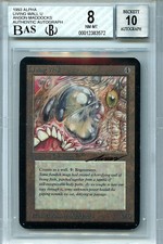 MTG Alpha Living Wall BGS 8 NM-MT BAS 10 Signed Magic card Amricons 3576