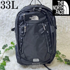 Mochila The North Face ROUTER TRANSIT Nylon Negra Usada Auténtica Excelente+ JPN - Imagen 1 de 16
