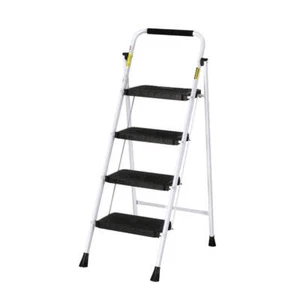 Giantz 4 Step Ladder Multi-Purpose Folding Steel Light Weight Platform - Picture 1 of 5