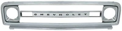 OER Chrome Outer Grill with CHEVROLET Lettering 1969-1970 Chevy Pickup Truck Foto 1 de 4
