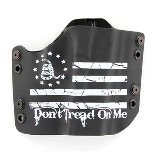 Beretta - OWB Gun Holster - Optic Ready - Don't Tread On Me USA B&W - Picture 1 of 4