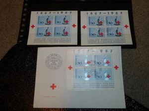 SWITZERLAND-RED CROSS CENTENNIAL # 428, FDC, 1 MNH, 1 USED - Picture 1 of 1