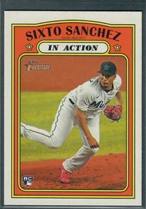 Topps Heritage Sixto Sanchez Rookie Carr 2021 #16 Marlins RC cantidad - Imagen 1 de 2