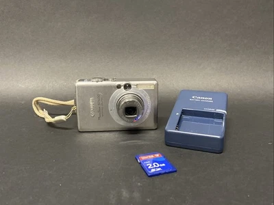 Cámara digital Canon PowerShot SD600 6,0 MP con batería, cargador, probada LEER A1 Foto 1 de 4