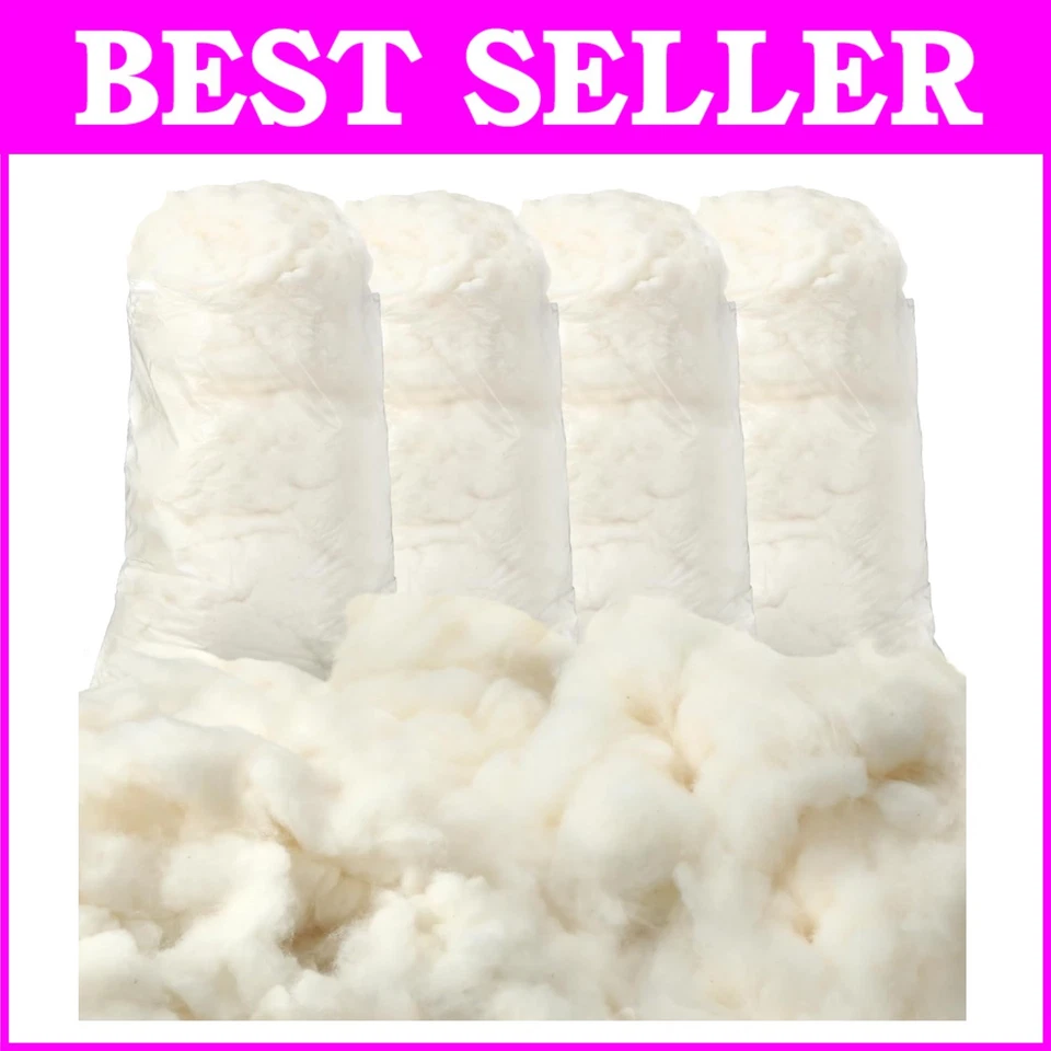 Relleno de algodón peinado suave - Ideal para peluches y almohadas decorativas Foto 1 de 4